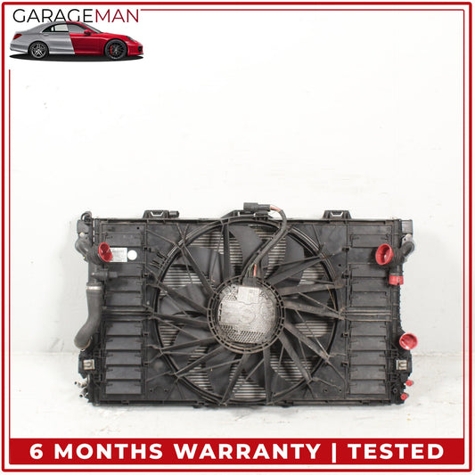 2010-2016 Porsche Panamera 970 Engine Cooling Radiator AC A/C Condenser OEM