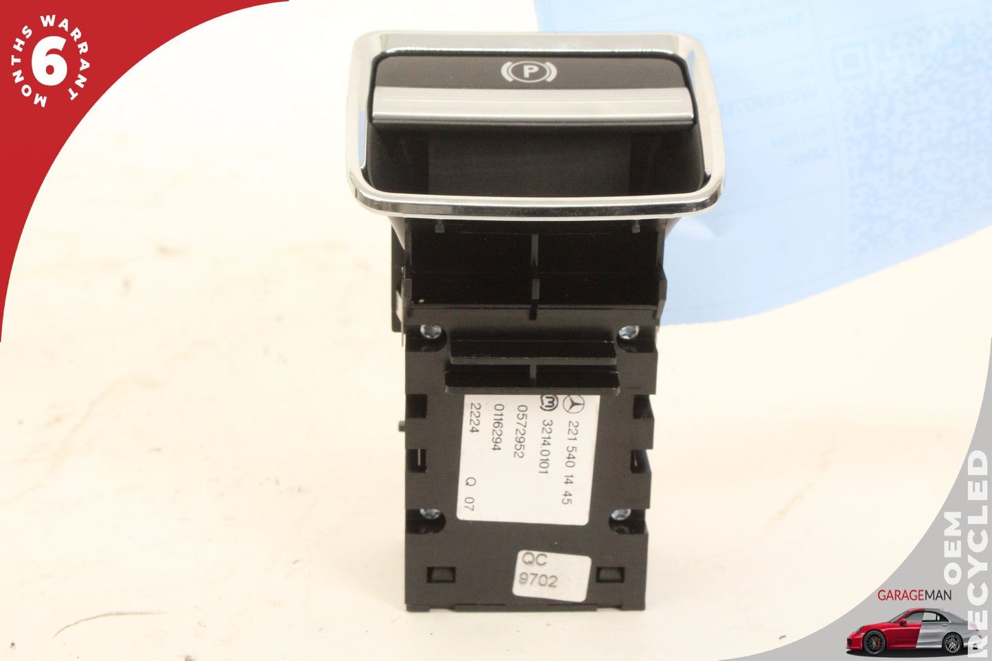 07-14 Mercedes-Benz S550 W221 Electronic Parking Button Switch 2215401445 OEM