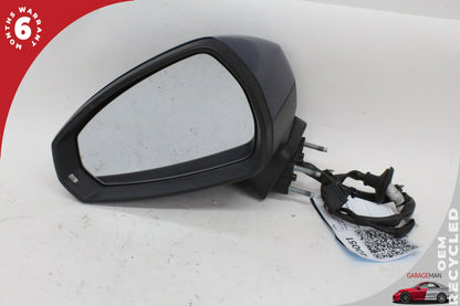 2015-2020 Audi A3 S3 Front Left Driver Side Door Rear View Mirror Blue OEM