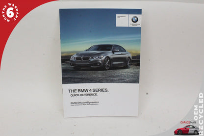2018 BMW 430i F36 Sedan Owner Owner's Operator Manual Booklet OEM