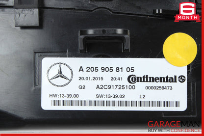 2015-2019 Mercedes-Benz C300 W205 A/C Heater Climate Control Switch 2059058105
