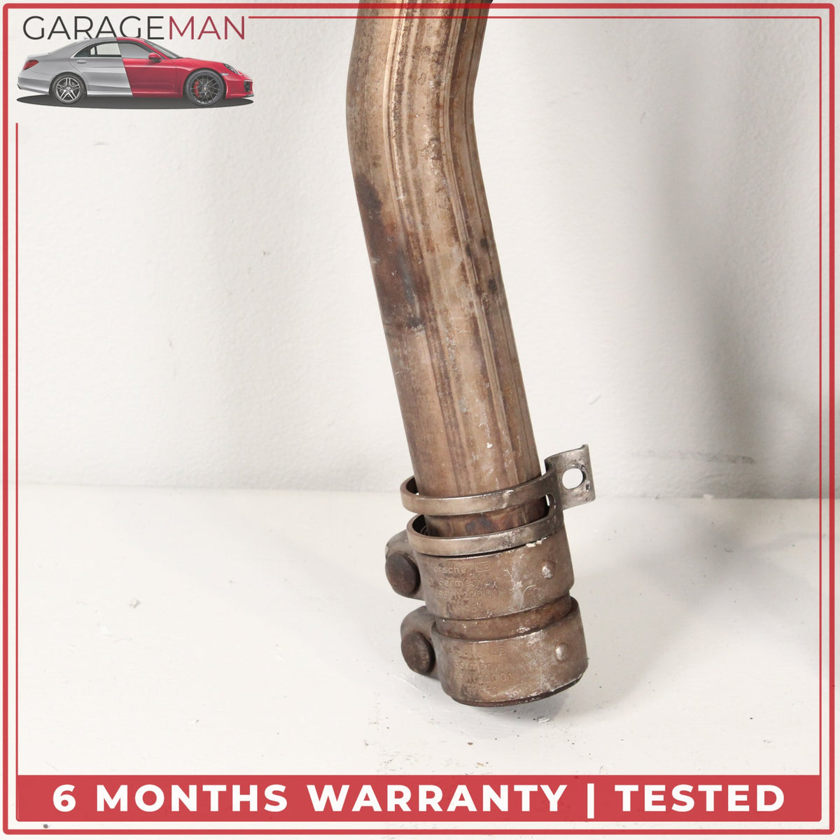 1999-2001 Porsche 911 Carrera 996 Left and Right Side Exhaust Downpipe Set OEM