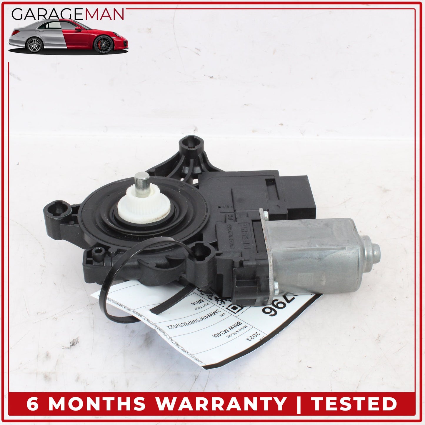 2019-2025 BMW M340i 330i G20 Rear Left Side Window Regulator Motor 8498863 OEM