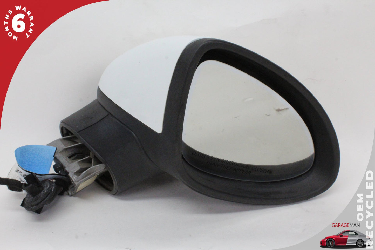2011-2014 Porsche Cayenne 958 Front Right Side Door Rear View Mirror White OEM