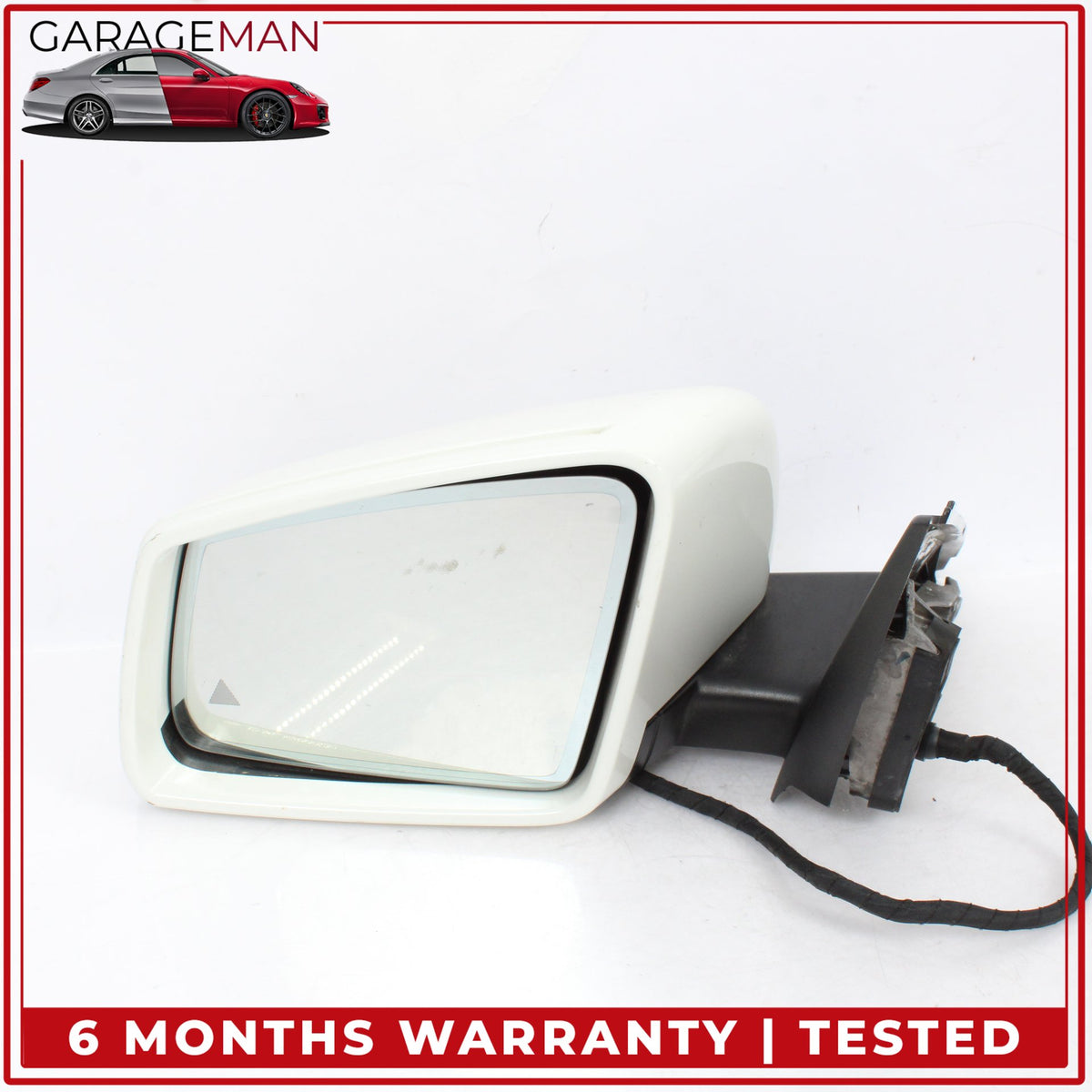 2015-2020 Mercedes X156 GLA250 Left Side Door Rear View Mirror w/ Blind Spot OEM