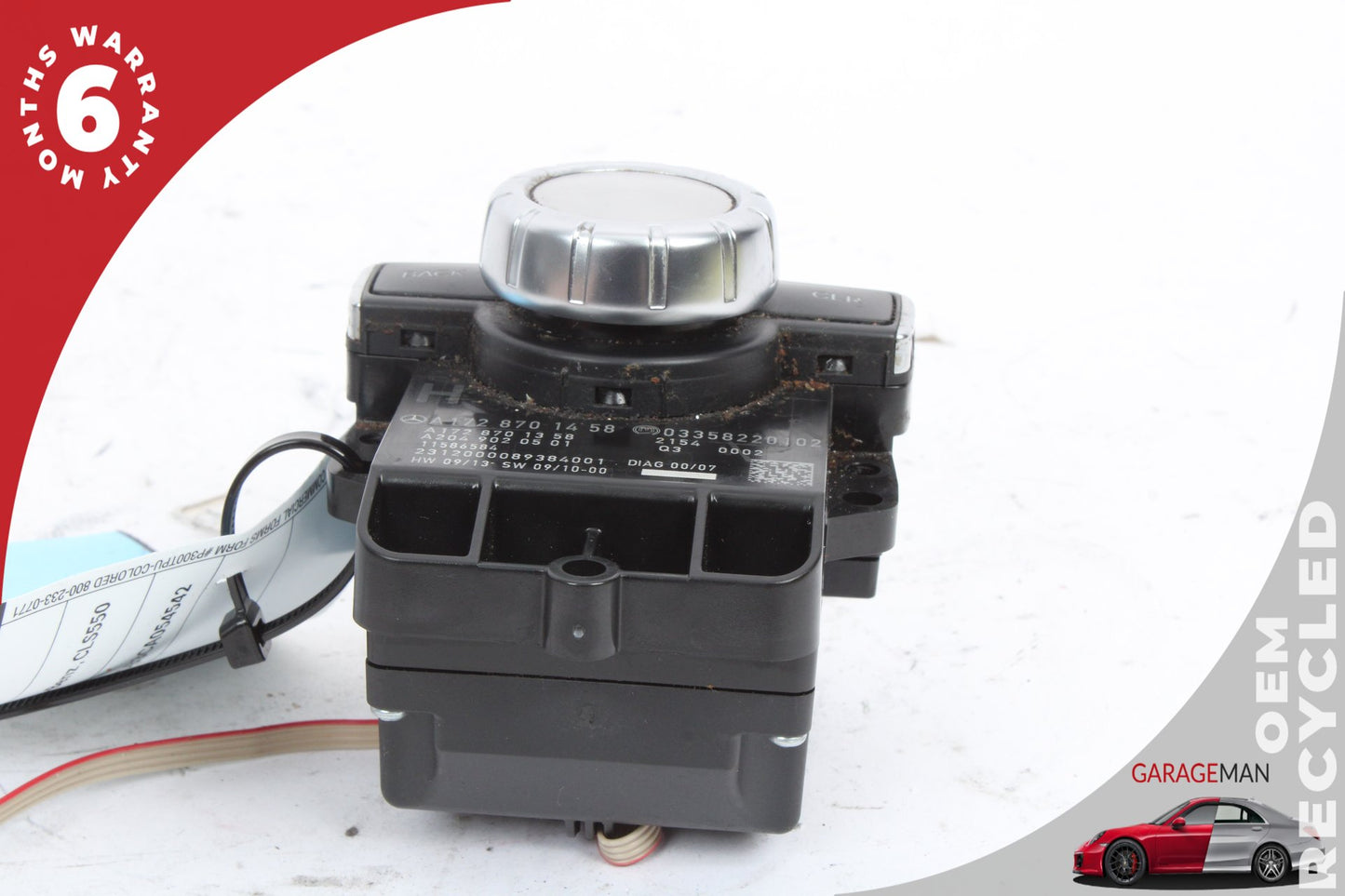 2012-2016 Mercedes W218 CLS550 Multimedia Knob Control Switch 1728701458 OEM