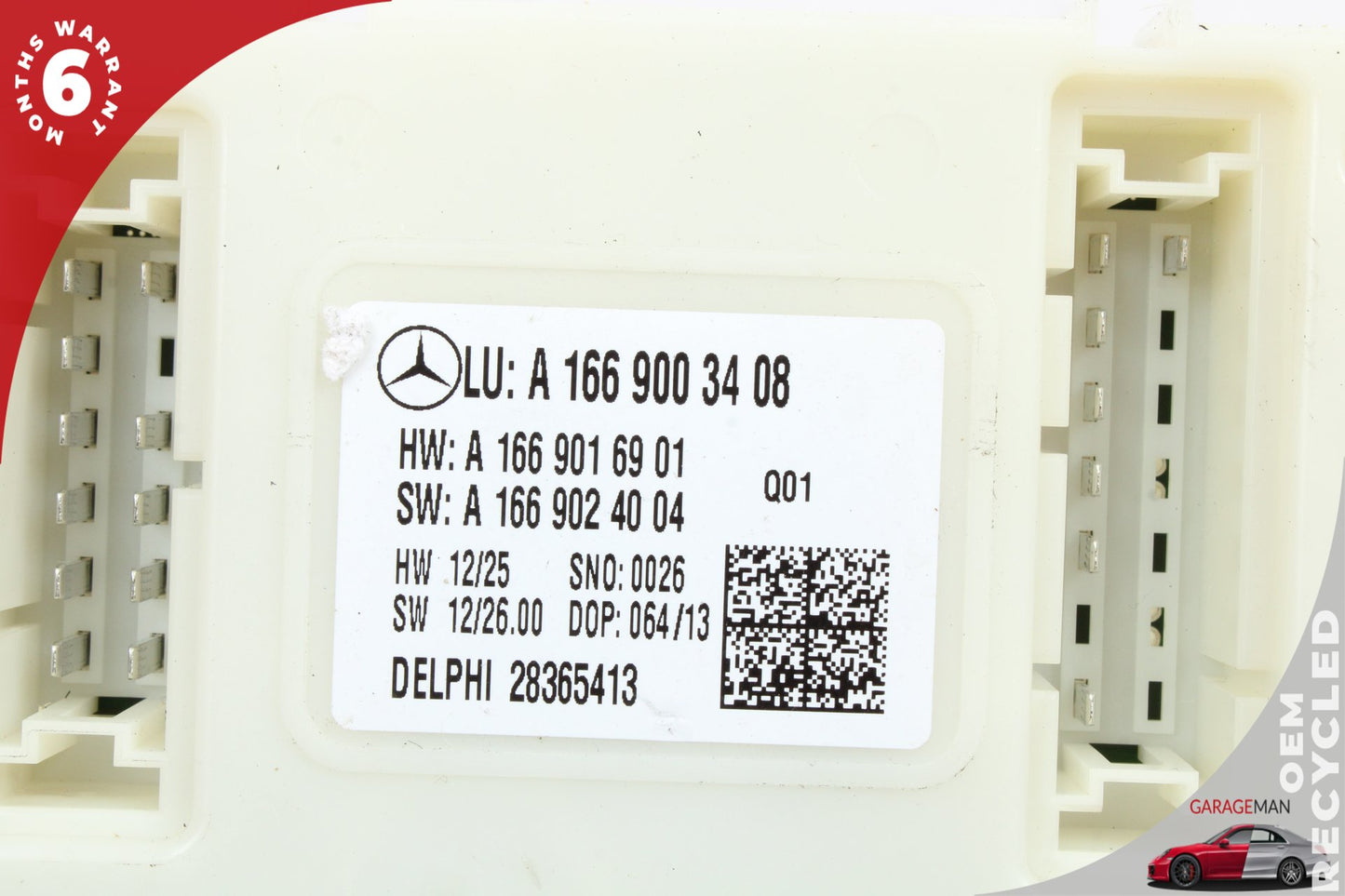 13-19 Mercedes-Benz GL450 X166 SUV Rear SAM Fuse Box Relay Module 1669003408