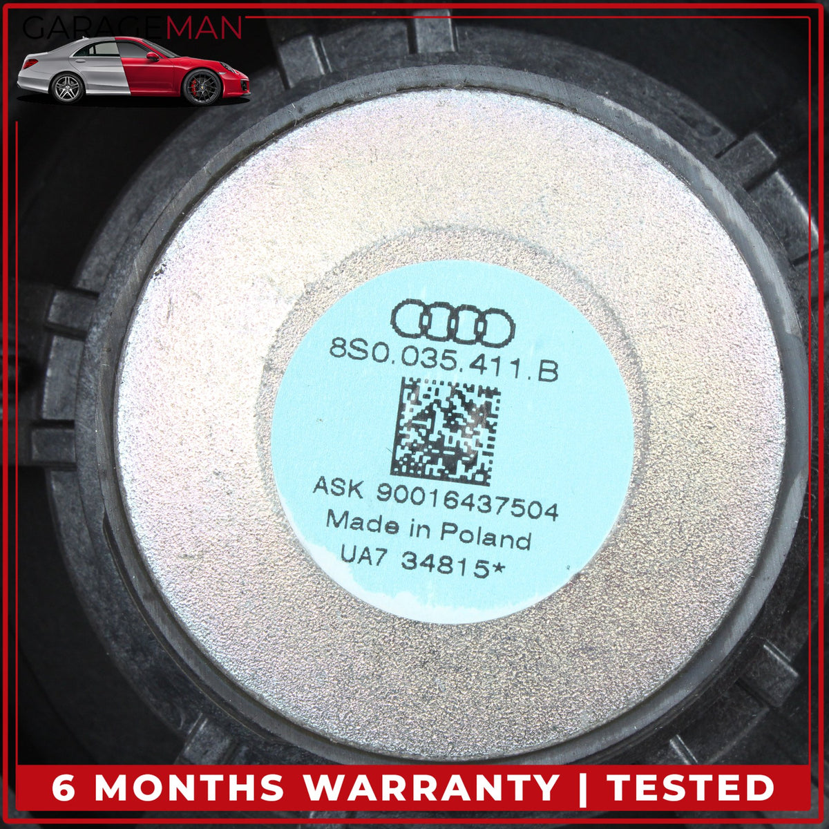 2016-2023 Audi TTS 8S Coupe Bang&Olufsen Audio Speaker (Set of 6) OEM