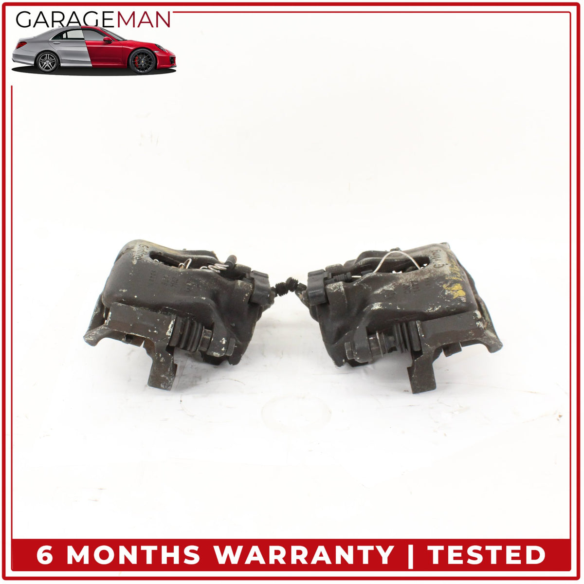 1986-1993 Mercedes W201 190E Front Left and Right Side Brake Caliper Set OEM