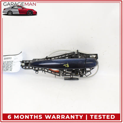 2014-2020 BMW 430i F36 Rear Left Driver Side Exterior Door Handle Blue OEM