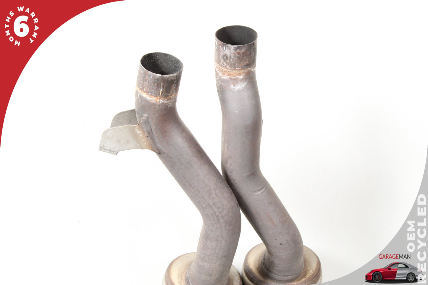 2011-2014 Porsche Cayenne 958 S Hybrid SUV Front & Rear Exhaust Downpipe Set OEM