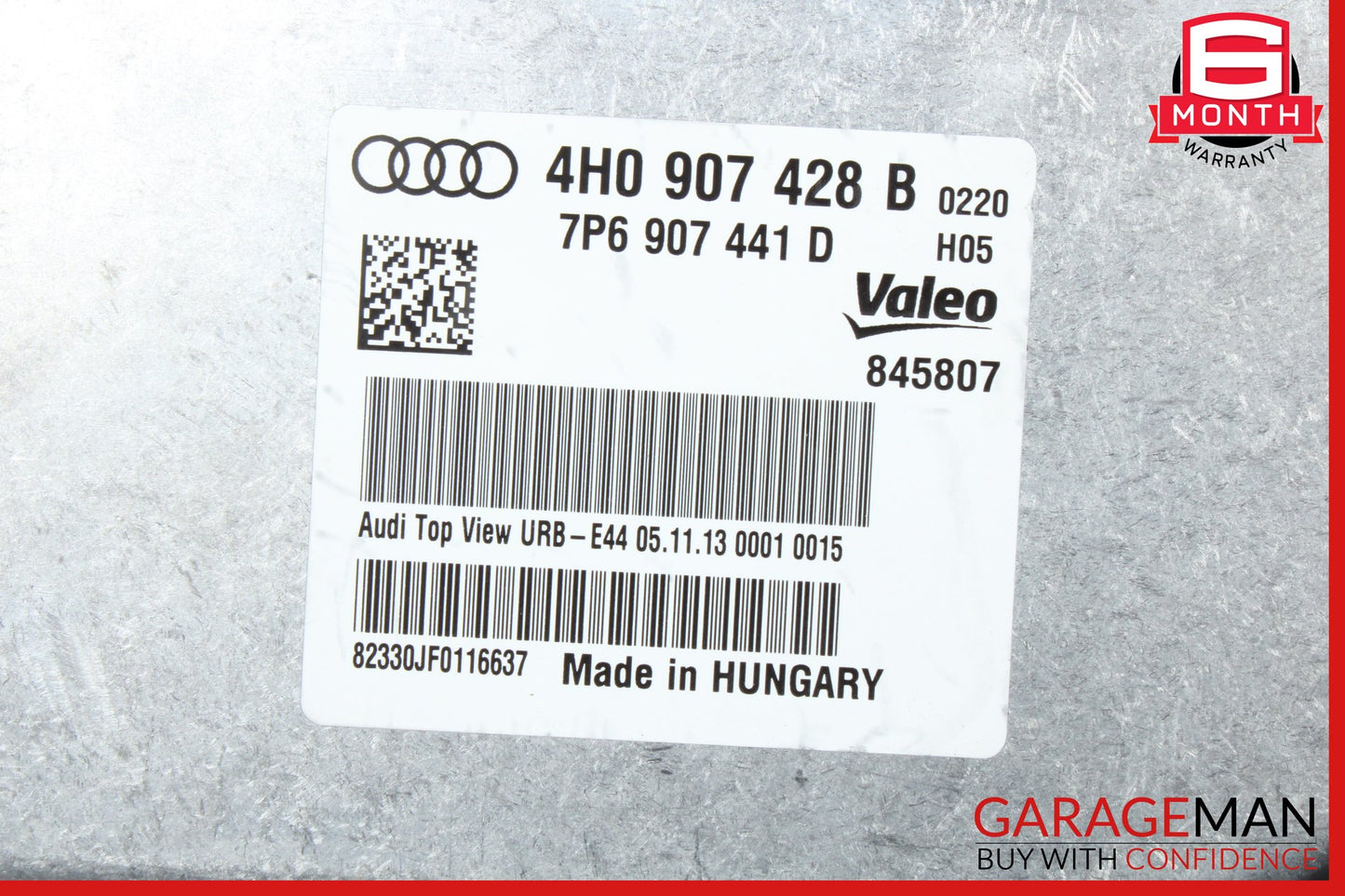 2011-2018 Audi S7 A7 A8 Camera Parking Aid Control Module Unit 4H0907428B OEM