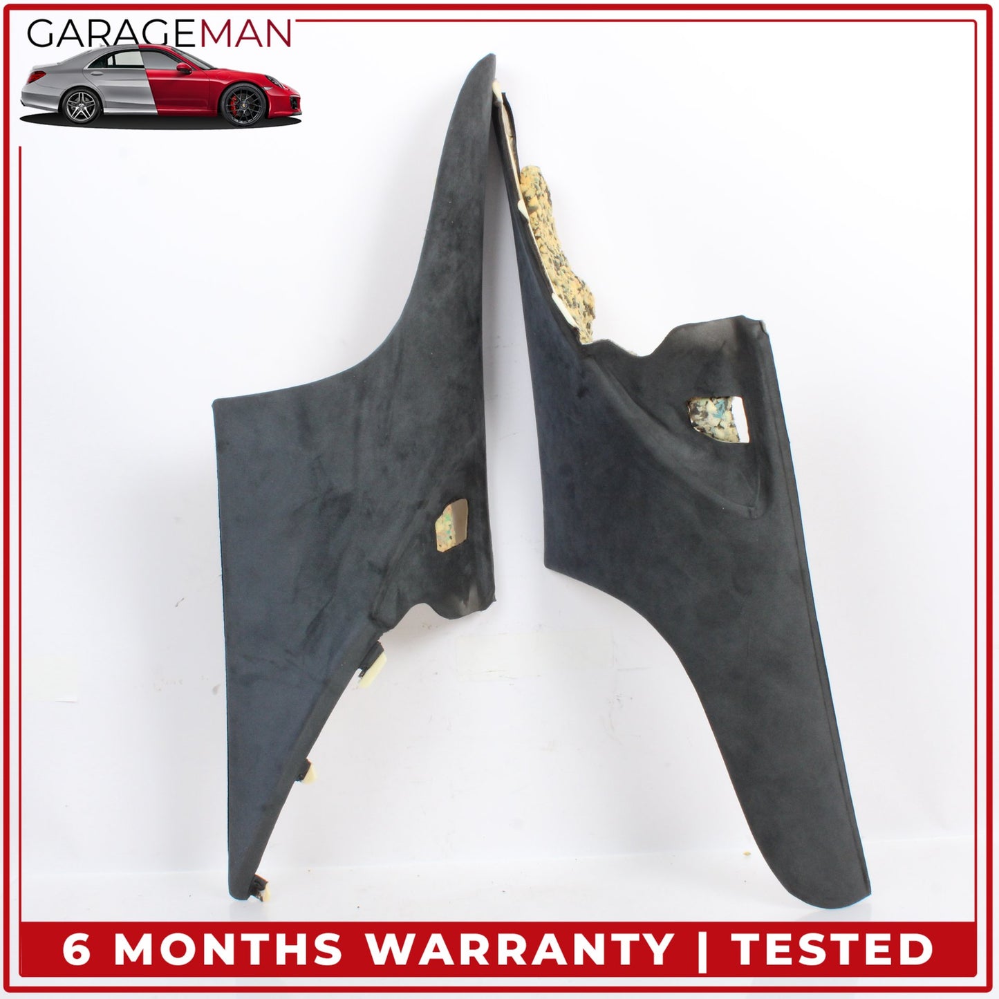 2007-2014 Mercedes-Benz CL550 W216 Coupe Rear Left & Right C-Pillar Trim Set 2166902725 OEM
