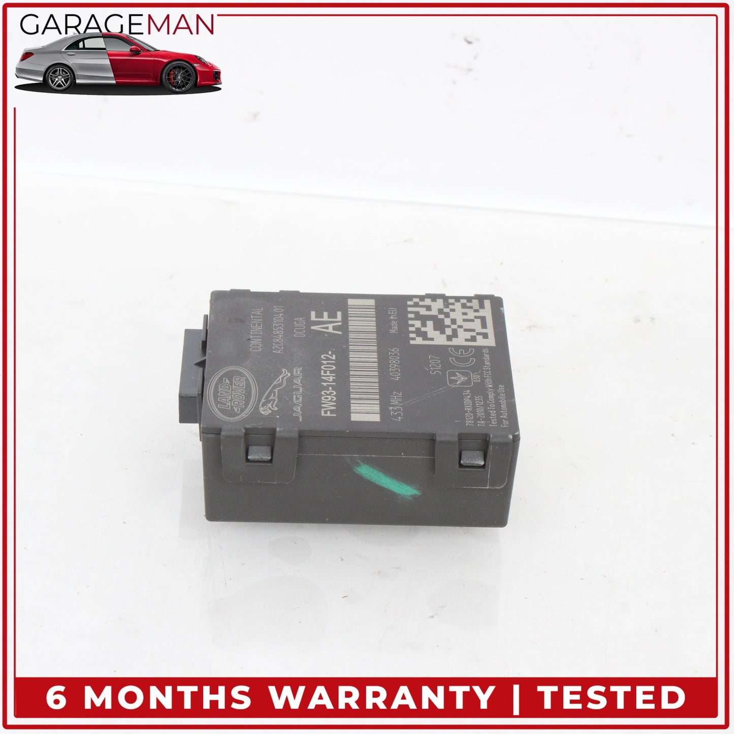 2014-2018 Jaguar F-Type X152 TPMS Tire Pressure Control Module FW9314F012AE OEM