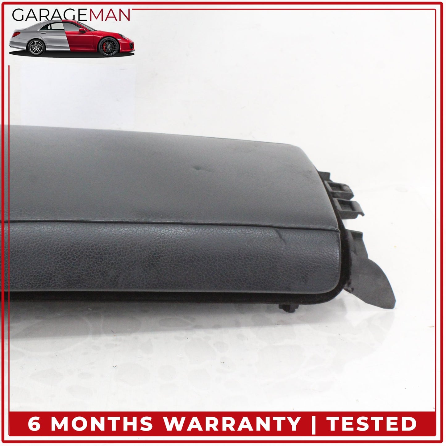 2014-2020 Mercedes W222 S550e Front Center Console Armrest Lid Cover Black OEM