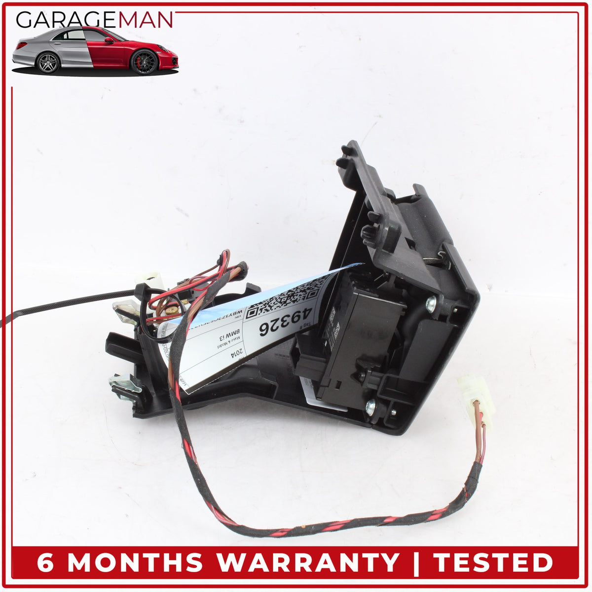 2014-2021 BMW i3 I01 Electric Parking Brake Switch w/ Armrest Support OEM