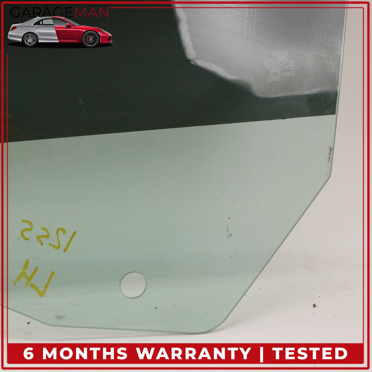 2010-2017 Audi S5 RS5 Convertible Front Left Driver Side Door Window Glass OEM