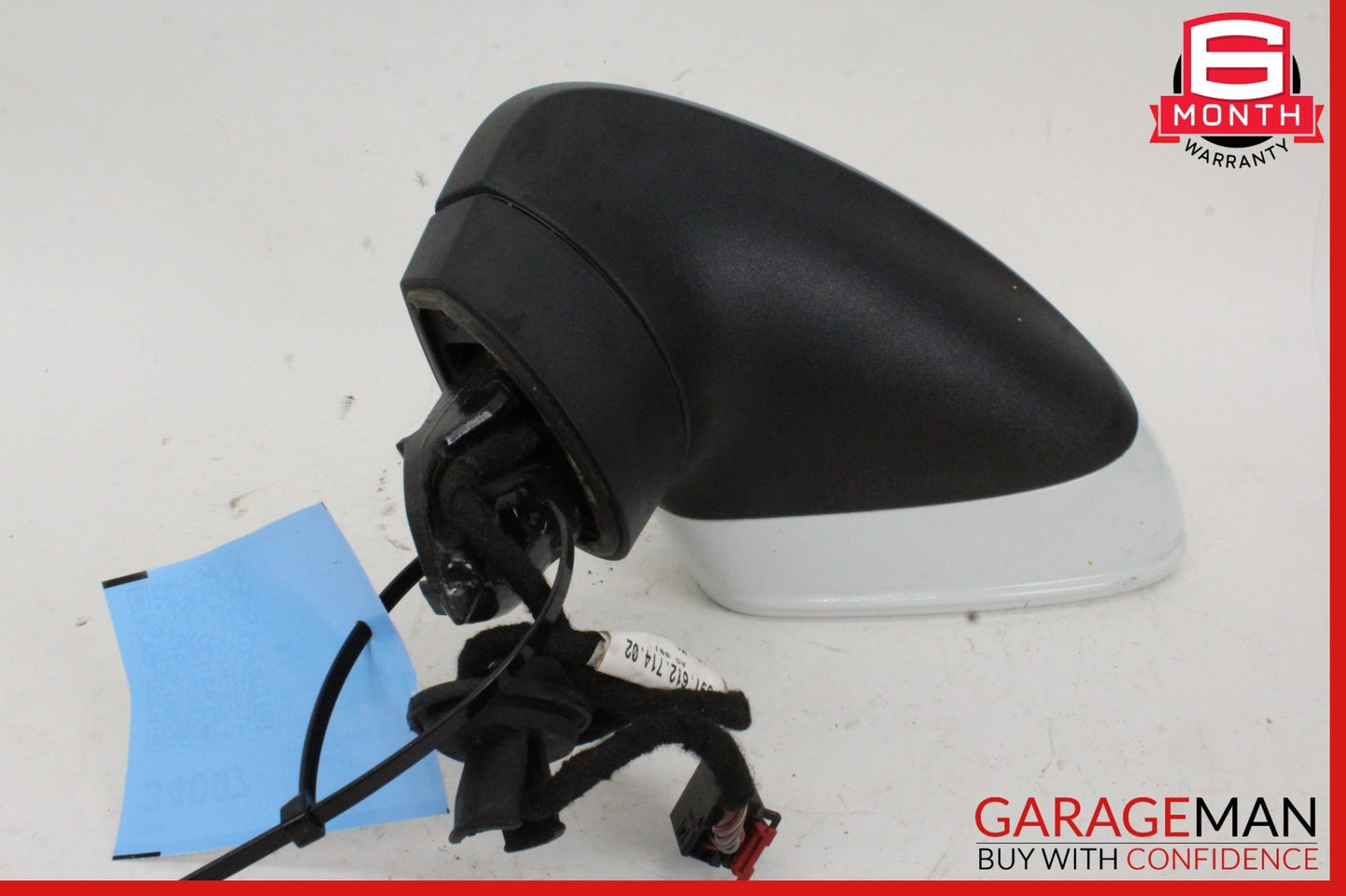 2013-2016 Porsche Cayman 981 Front Left Side Door Rear View Mirror White OEM