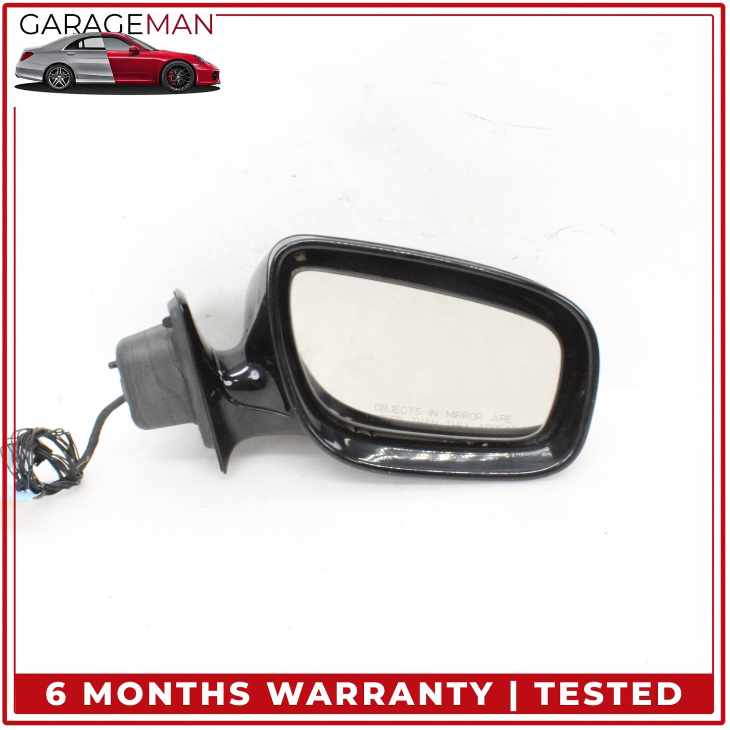 2007-2009 Mercedes W211 E350 Front Right Side Door Rear View Mirror Black OEM