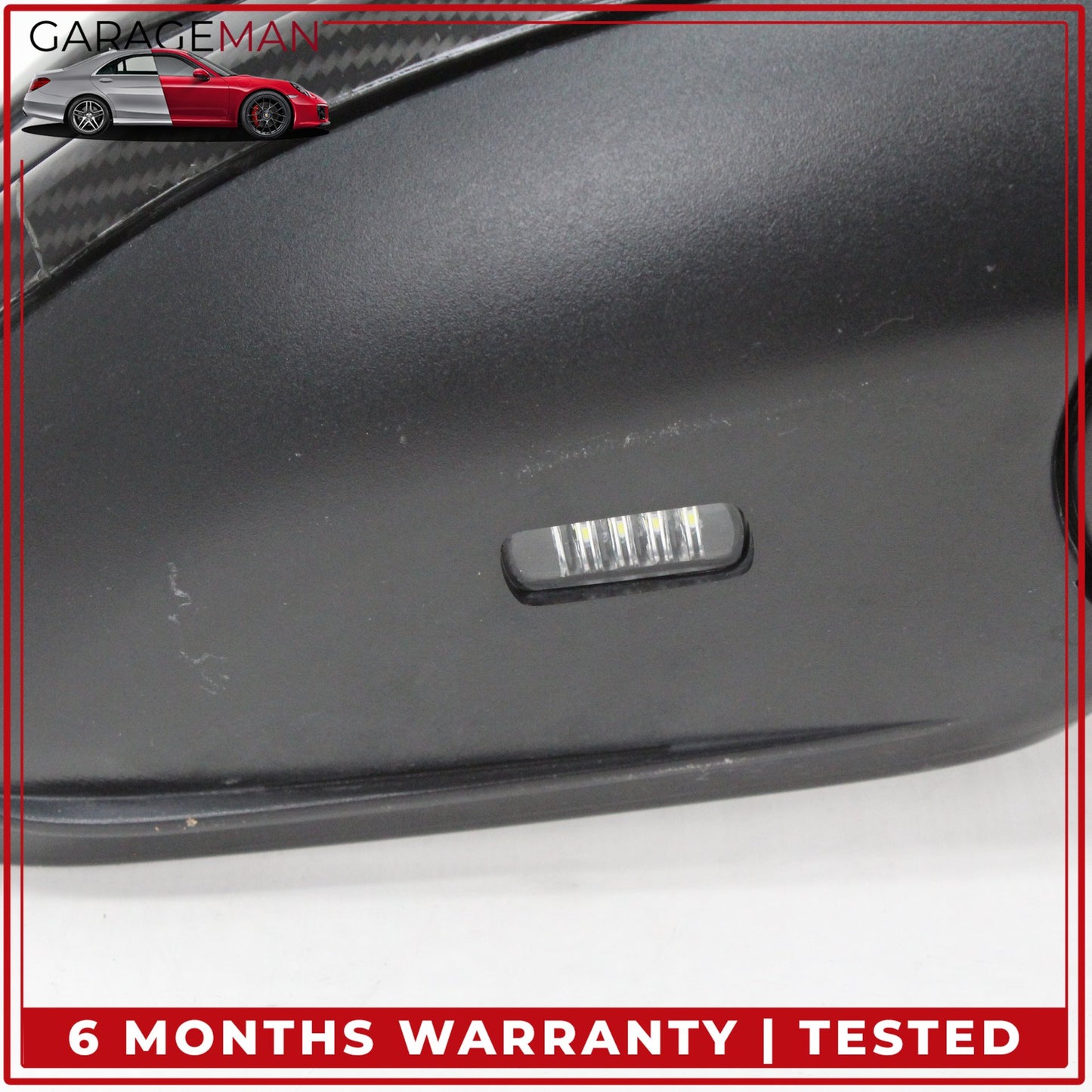 2015-2016 Mercedes W205 C300 Right Rear View Mirror w/ Blind Spot Carbon Fiber