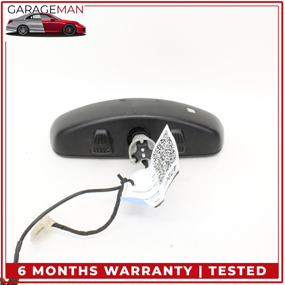2014-2019 Mercedes W205 C300 GLC43 AMG Top Upper Rear View Mirror 2228100417 OEM
