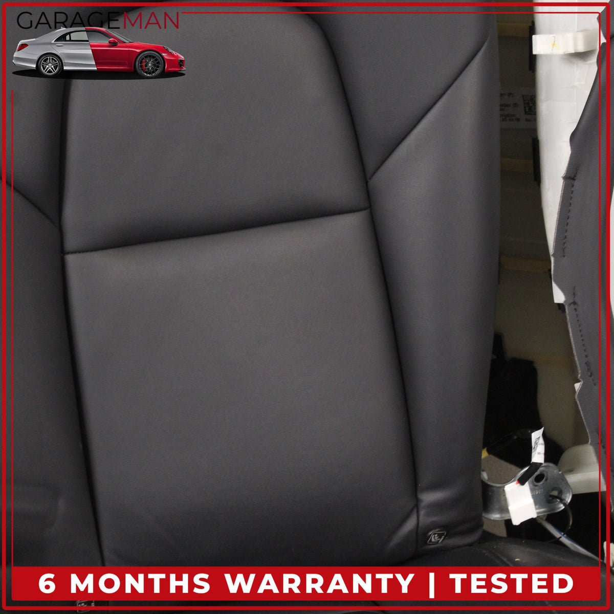 2017-2023 Tesla Model 3 Rear Upper and Lower Seat Assembly w/ Bolster Black OEM