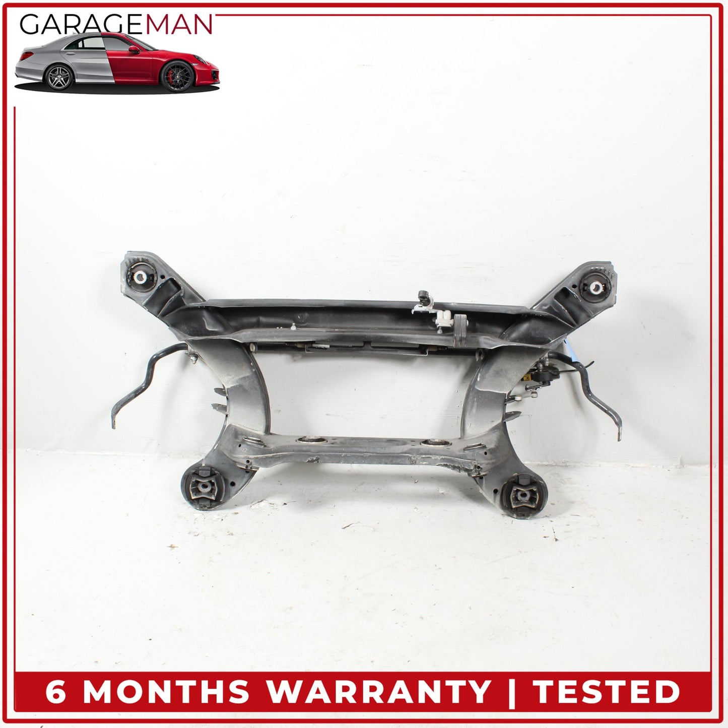 2008-2015 Mercedes W204 C250 Rear Subframe Crossmember w/ Anti Roll Sway Bar OEM