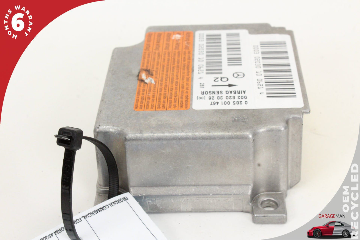 00-02 Mercedes-Benz S500 W220 Airbag Sensor SRS Control Module 0028203826
