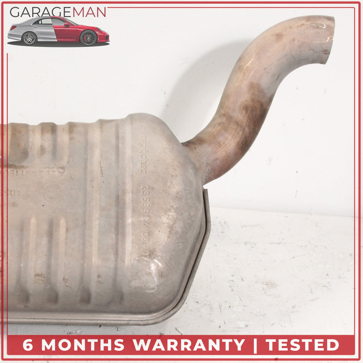 2002-2009 Mercedes W203 C230 CLK350 AMG Rear Exhaust Pipe Muffler Assembly OEM