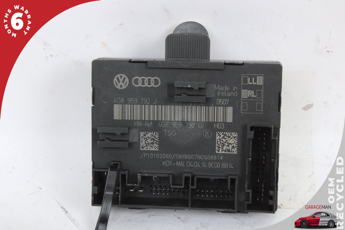 2012-2018 Audi A6 Front Right Side Door Control Module Unit 4G8959792 OEM