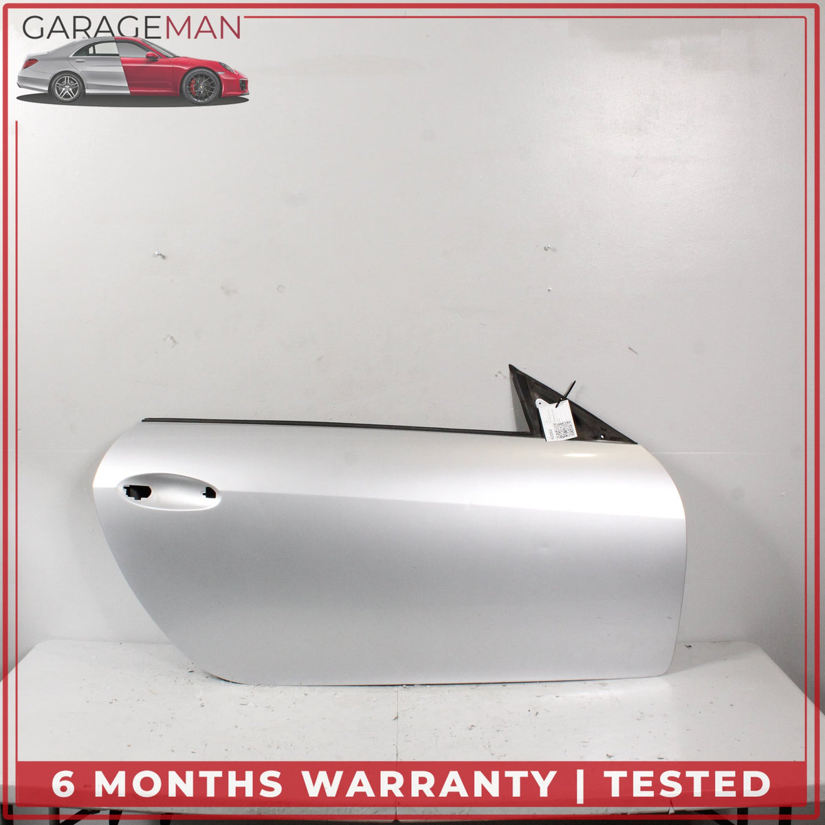 2005-2011 Mercedes R171 SLK280 Front Right Side Door Shell Silver Metallic OEM