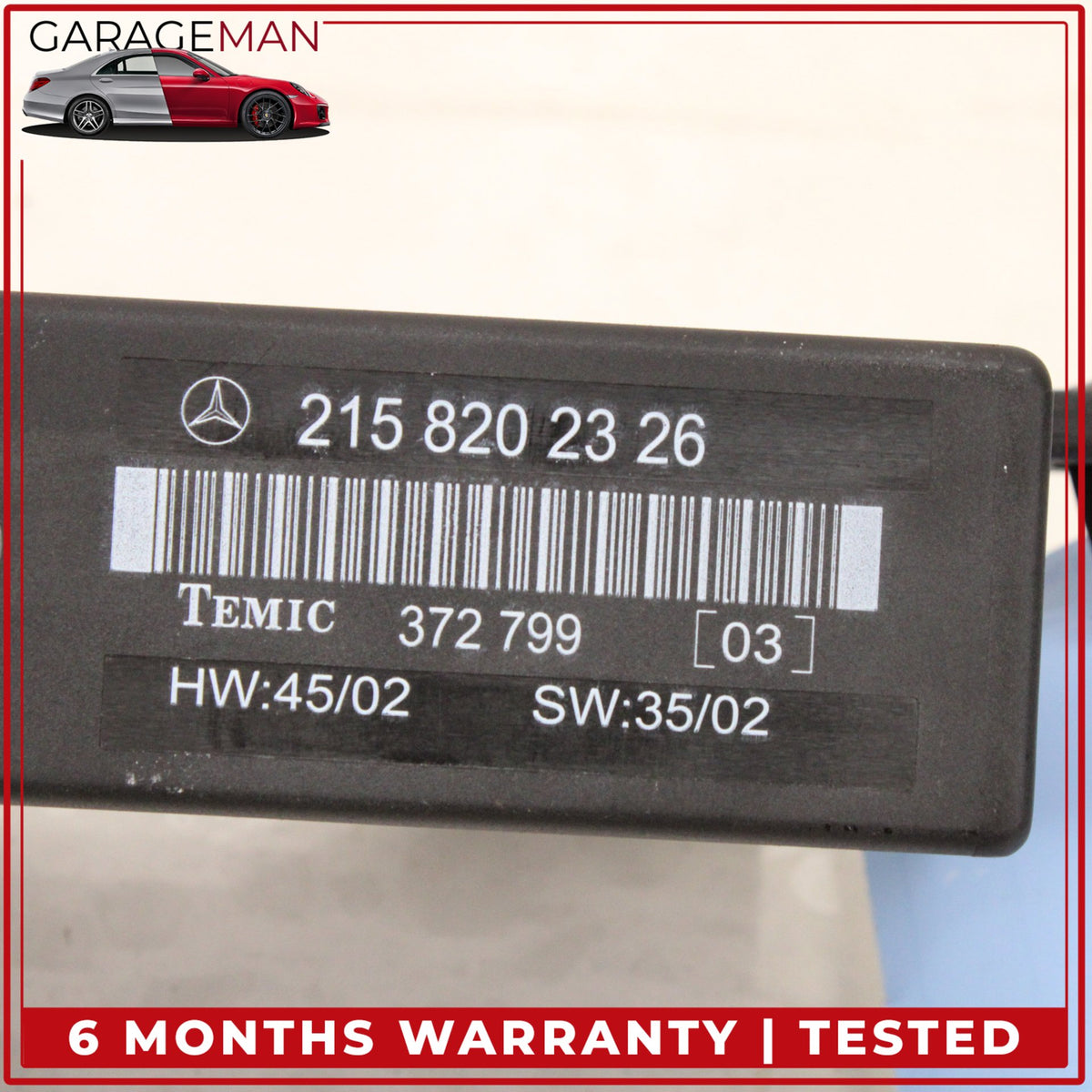 2000-2006 Mercedes W215 CL500 CL55 AMG Rear Window Regulator Control Module OEM