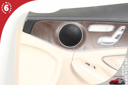 2015-2018 Mercedes W205 C350e C300 Front Right Side Interior Door Panel OEM