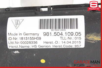 2013-2016 Porsche Cayman 981 Rear Spoiler w/ Mechanism 98150410905 Genuine