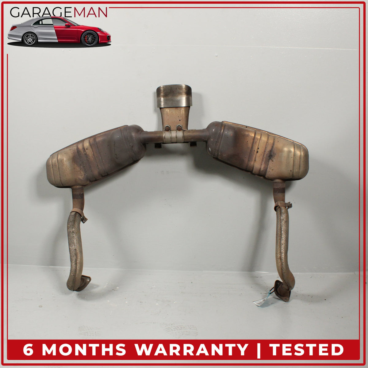 2013-2016 Porsche Cayman 981 Exhaust Muffler Mufflers Assembly 98111123101 OEM