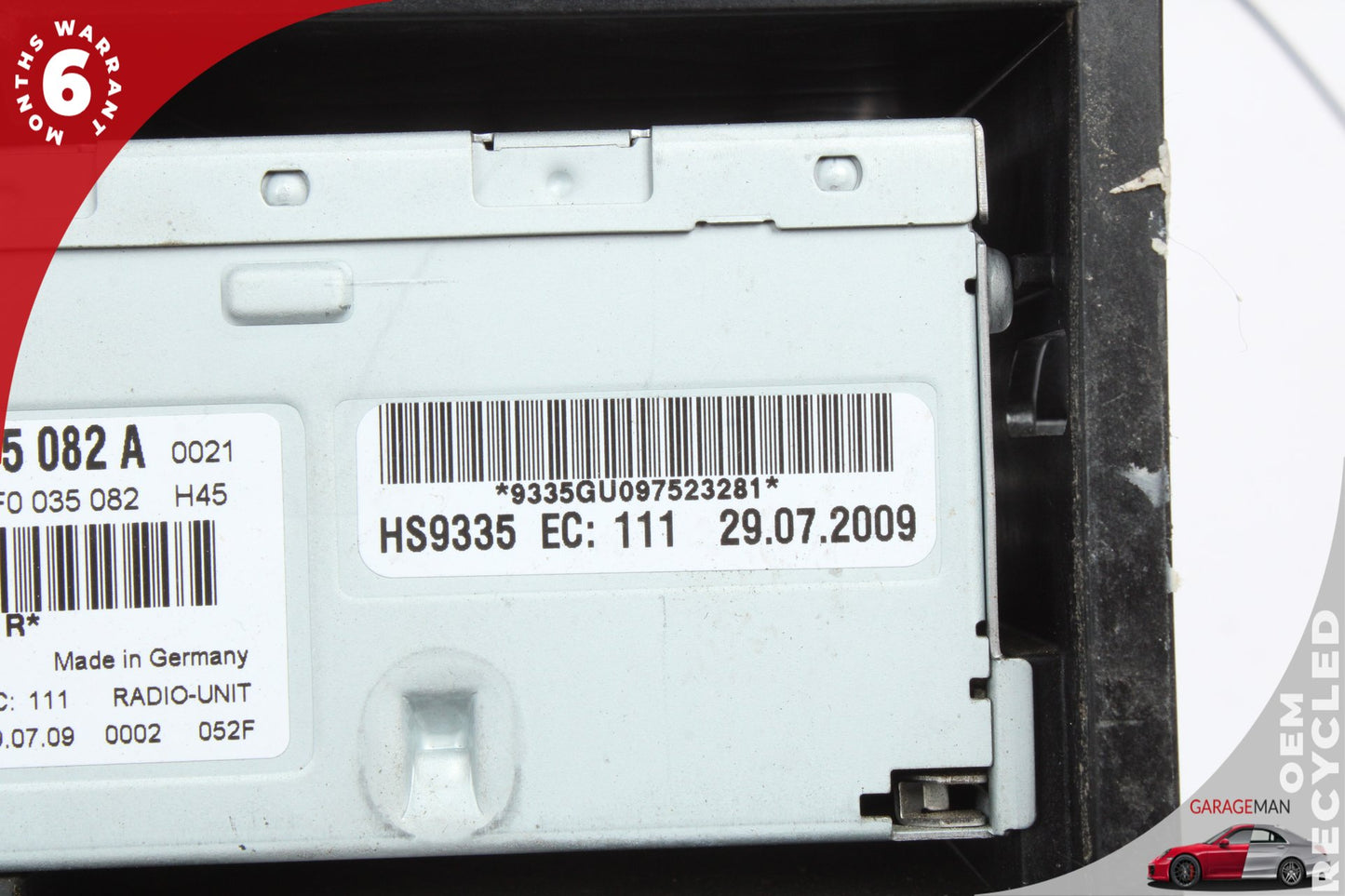 2009-2012 Audi A4 Front Dash MMI Multi Media Audio Radio Receiver Player 4F0035082A