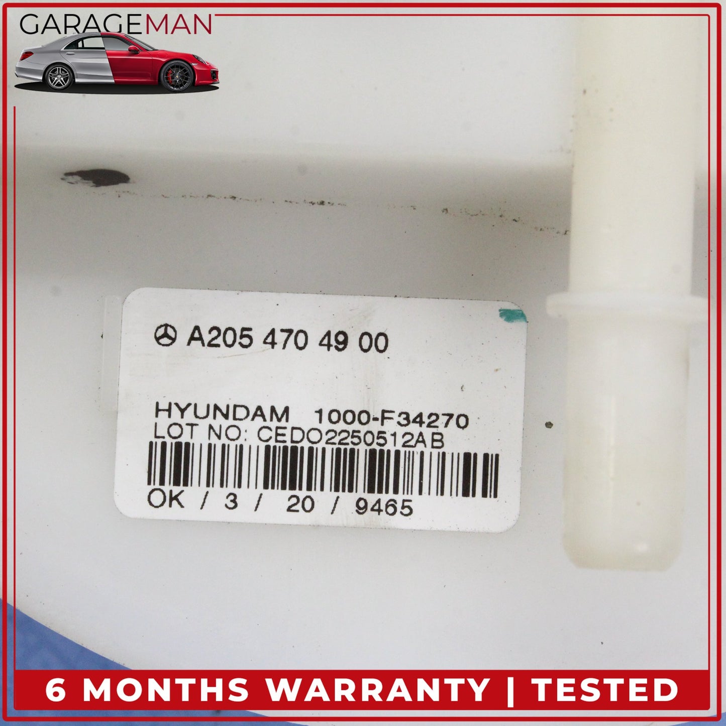 2015-2020 Mercedes W205 C300 Right Side Fuel Pump Level Sensor 2054704900 OEM