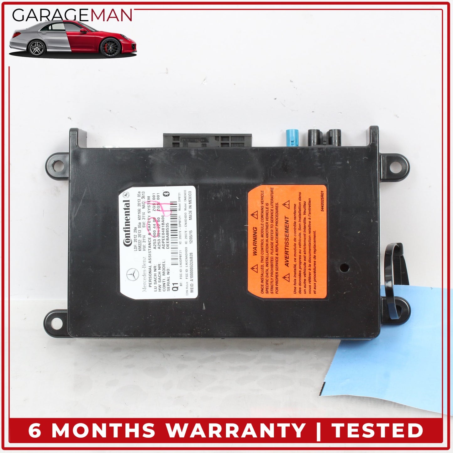 2012-2020 Mercedes W205 C300 E350 Tele Aid Control Module Unit 2539004400 OEM