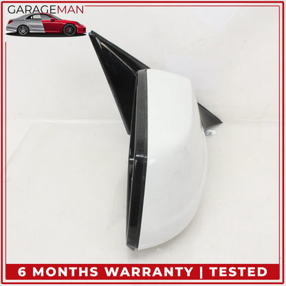 2011-2016 BMW 550i Front Right Passenger Side Door Rear View Mirror White OEM