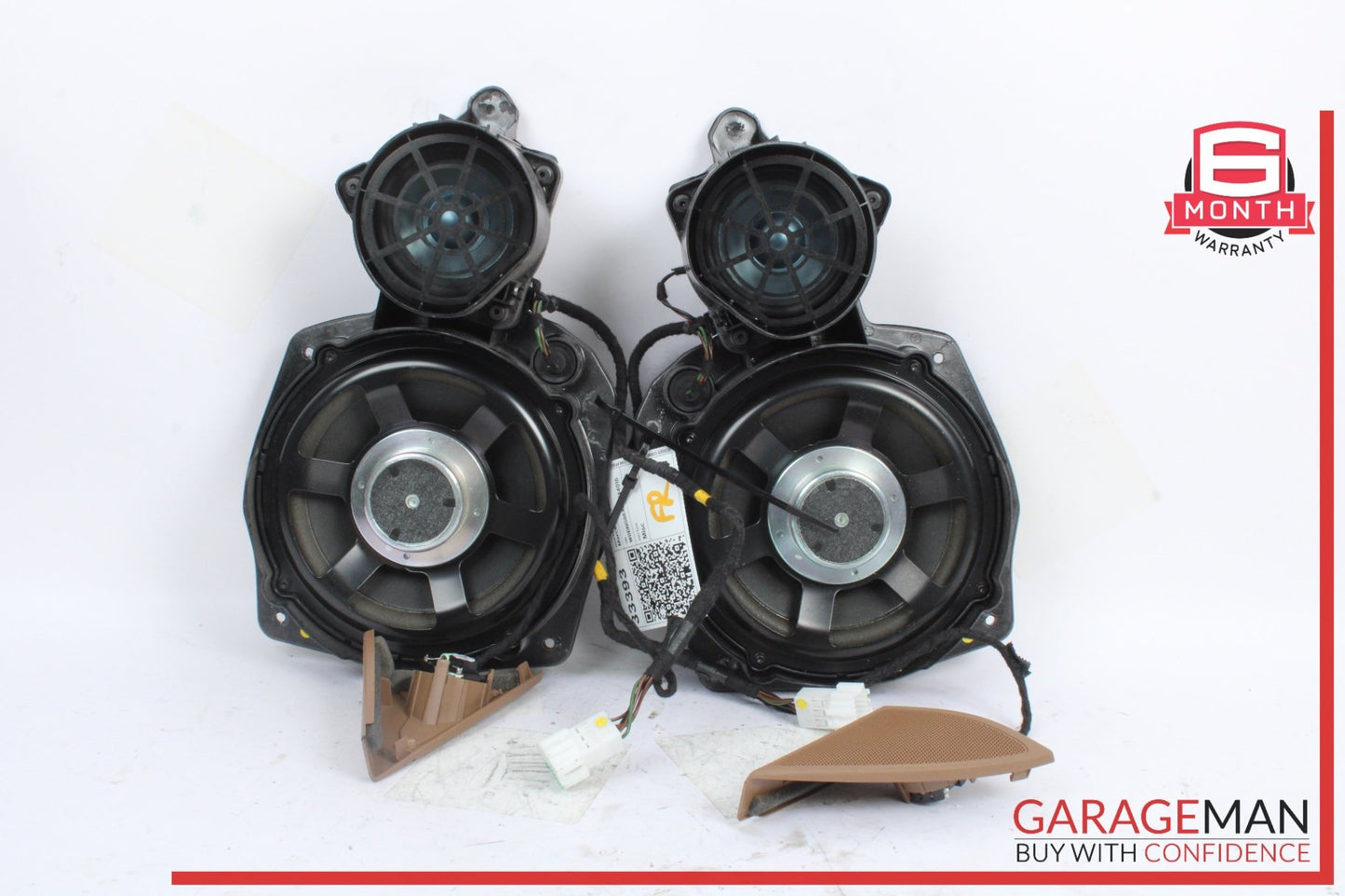2007-2009 Mercedes W221 S550 Front Left and Right Door Audio Speaker Set OEM