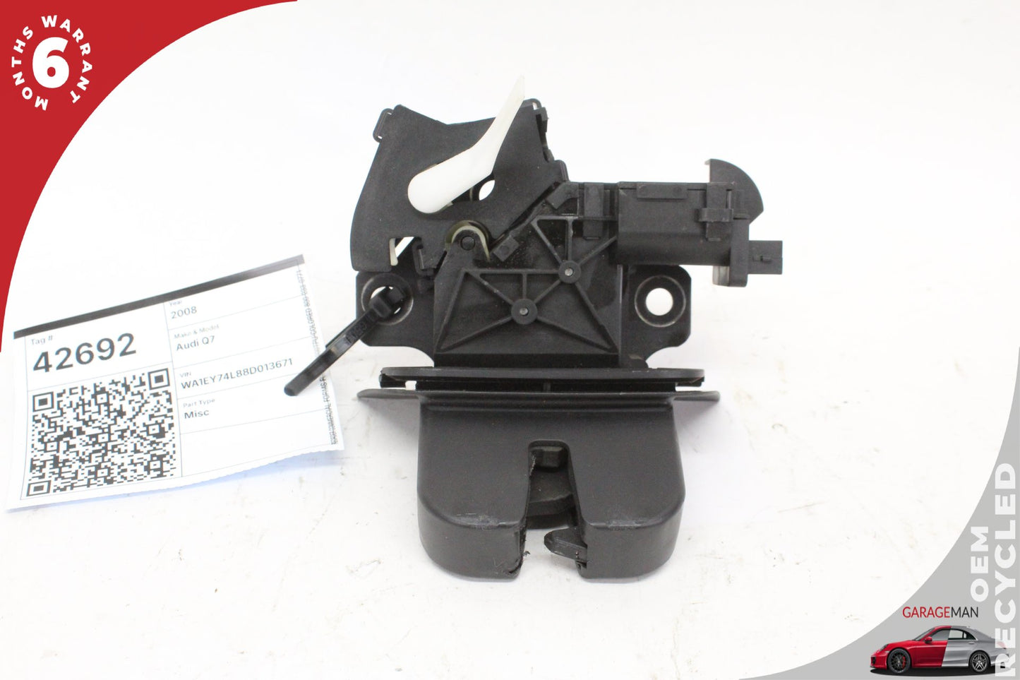 2007-2015 Audi Q7 MPV Rear Trunk Lid Lock Latch Actuator 8P4827505C