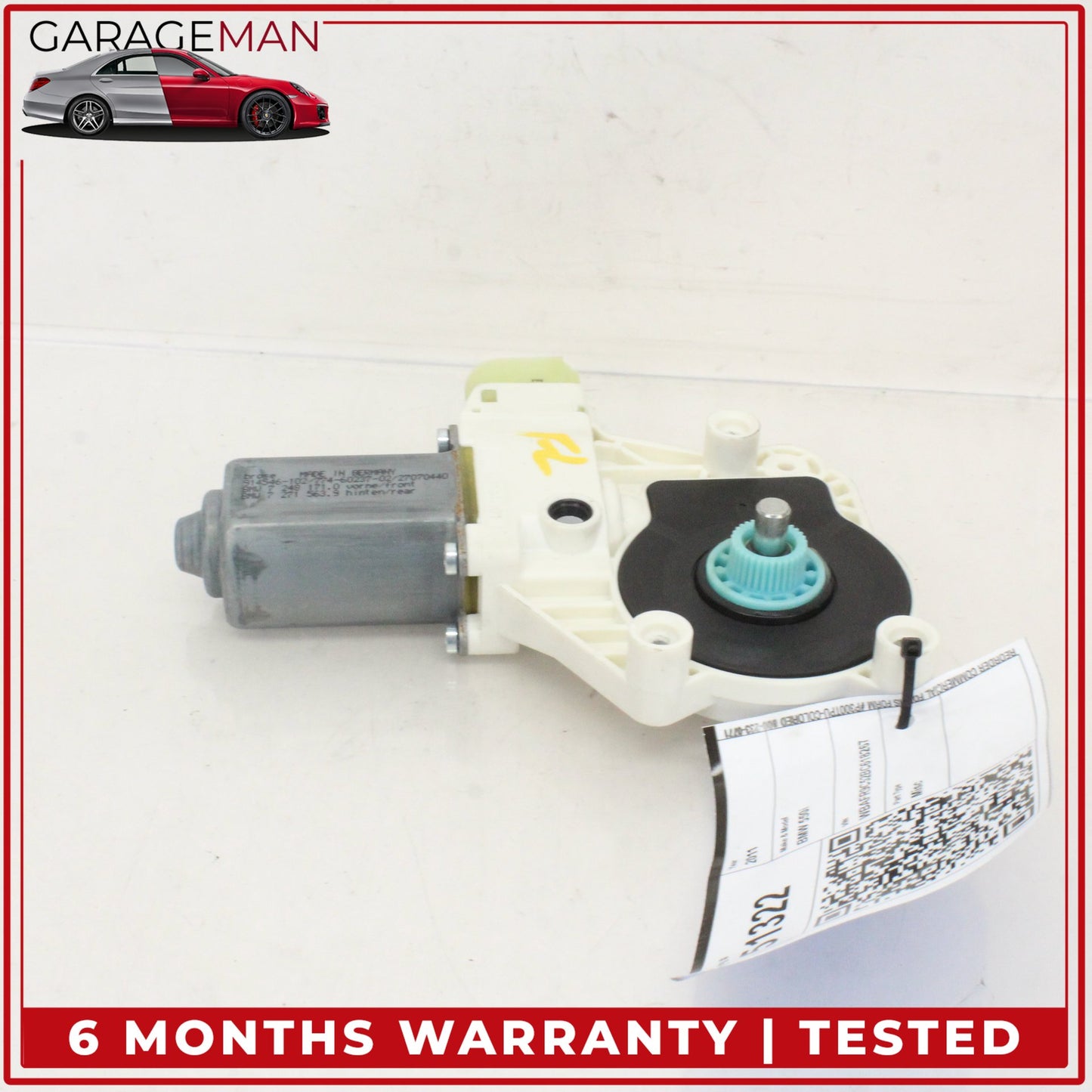 2011-2016 BMW 550i 528i Front or Rear Left Window Regulator Motor 7248171 OEM