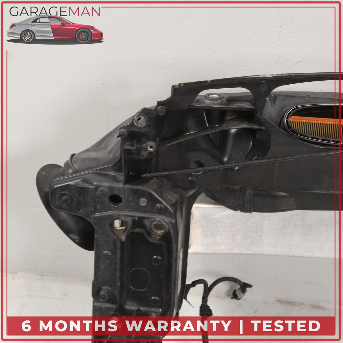 2010-2016 Porsche Panamera 970 Front Radiator Support w/ Air Filter Housing OEM