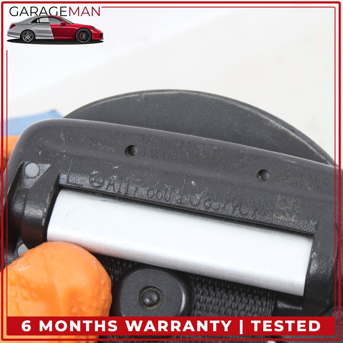 2014-2020 Mercedes X156 GLA250 Front Left Side Seat Belt Black 1178601385 OEM