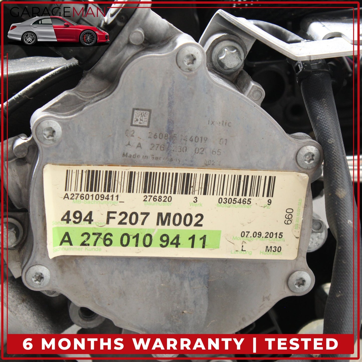 2015-2020 Mercedes W207 E400 M276 RWD 3L Engine Motor Assembly OEM 188K
