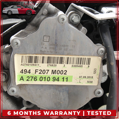 2015-2020 Mercedes W207 E400 M276 RWD 3L Engine Motor Assembly OEM 188K