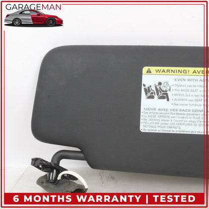 2019-2025 Audi Q3 Front Left and Right Side Sunvisor Sun Visor Black Set OEM