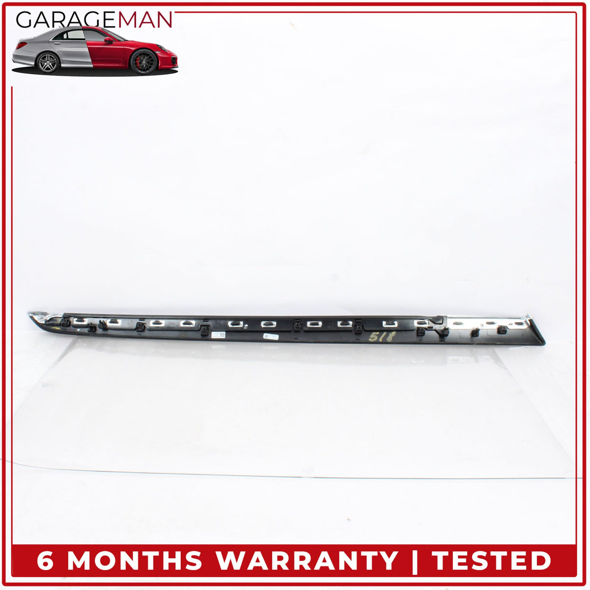2014-2020 Mercedes W222 S550e Front and Rear Interior Door Molding Trim Wood OEM