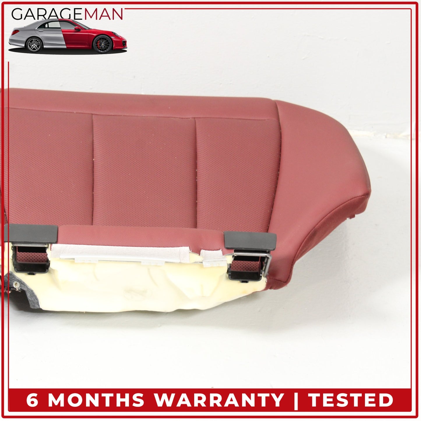 2019-2025 BMW 330i M340i Rear Lower Bottom Bench Seat Cushion Red OEM