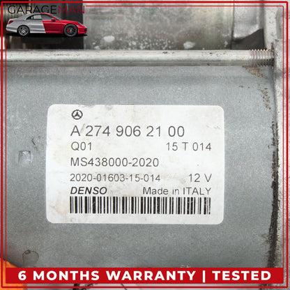 2015-2020 Mercedes W205 C300 M274 Engine Motor Starter 2749062100 OEM